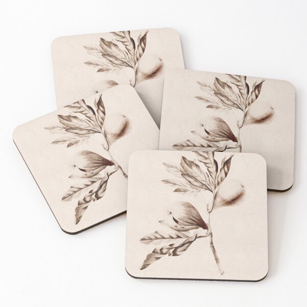 Item preview, Fig fruit vintage botanical illustration print in beige colors. designed and sold by helga-wigandt.