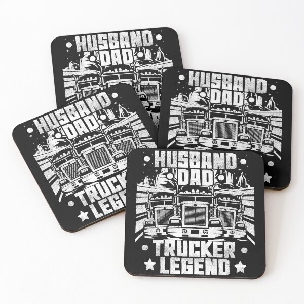 Item preview, Husband Dad Trucker Legend - Funny Trucker designed and sold by VichallanStudio.