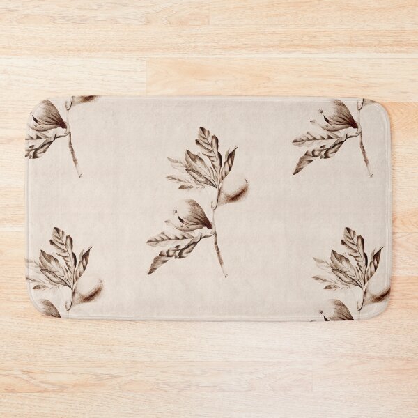 Item preview, Fig fruit vintage botanical illustration print in beige colors. designed and sold by helga-wigandt.