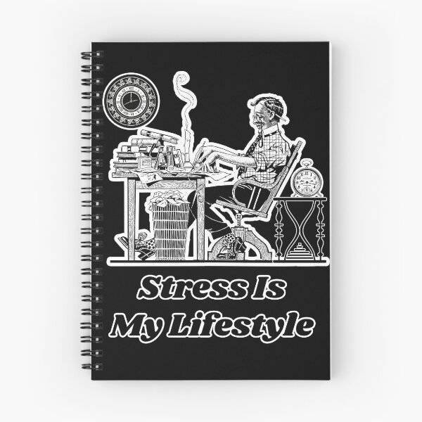 Item preview, 'Stress Is My Lifestyle' Corporate Workaholic Design - Retro Illustration Design for T-shirts, mugs, phone cases and other accessories designed and sold by Ridiculam Toga.