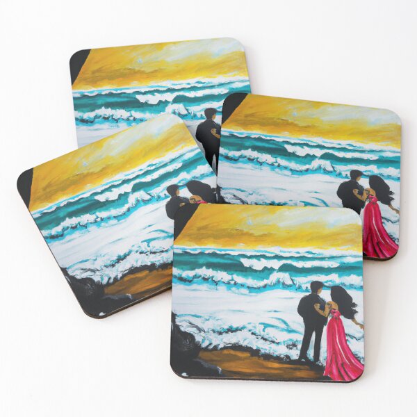 Item preview, "Seaside Romance: Couple Admiring the Ocean and Sky"      designed and sold by Sparkline.