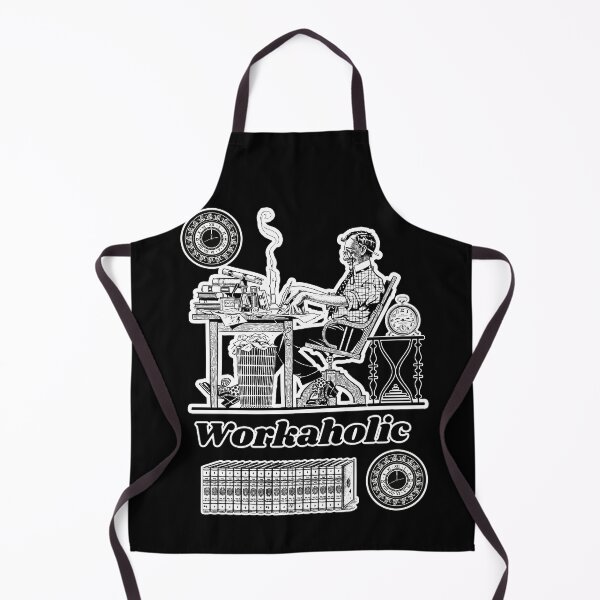 Item preview, 'Workaholic' Corporate Workaholic Design - Retro Illustration Design for T-shirts, mugs, phone cases and other accessories designed and sold by Ridiculam Toga.