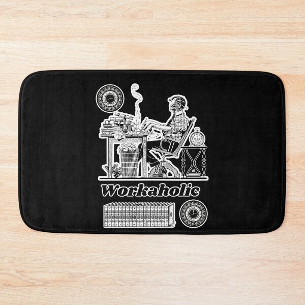 Item preview, 'Workaholic' Corporate Workaholic Design - Retro Illustration Design for T-shirts, mugs, phone cases and other accessories designed and sold by Ridiculam Toga.