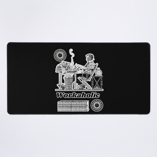 Item preview, 'Workaholic' Corporate Workaholic Design - Retro Illustration Design for T-shirts, mugs, phone cases and other accessories designed and sold by Ridiculam Toga.