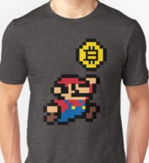 Bitcoin Mario Slim Fit T-Shirt