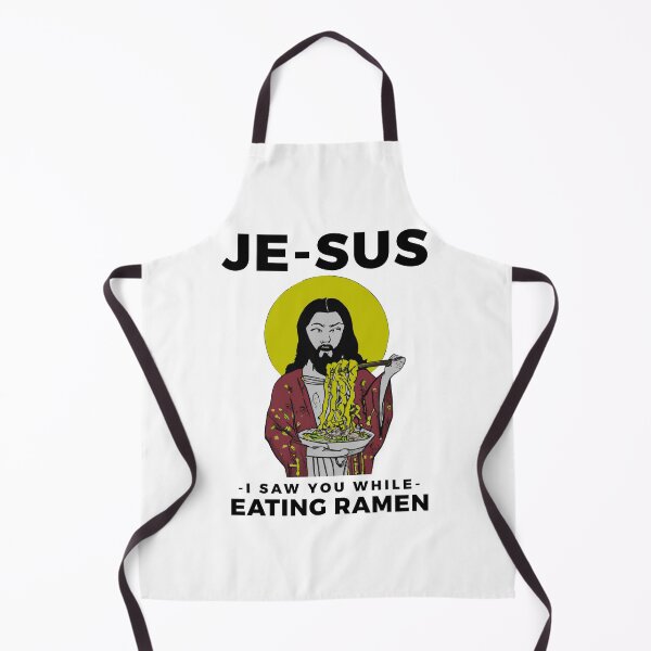 Item preview, Jesus watching you while eating ramen funny meme vintage aesthetic je-sus designed and sold by ALIENATIVED.