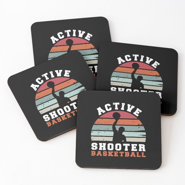 Item preview, Active Shooter Basketball Grunge Vintage Sunset Basketball Player designed and sold by Designer-Girl.