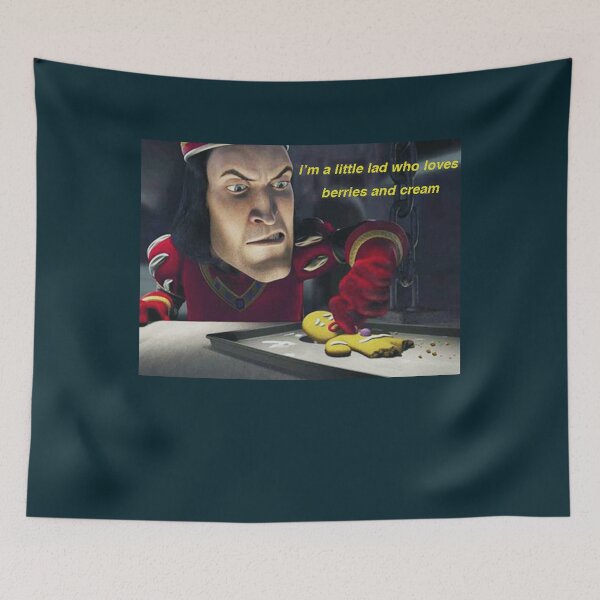 Item preview, berries and cream  lord farquaad  designed and sold by UnlimitedTextil.