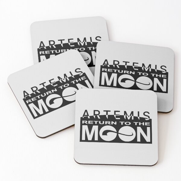 Item preview, Artemis lunar surface (black) designed and sold by SolidEarthArt.