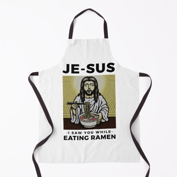 Item preview, Jesus watching you while eating ramen funny meme vintage aesthetic je-sus designed and sold by ALIENATIVED.