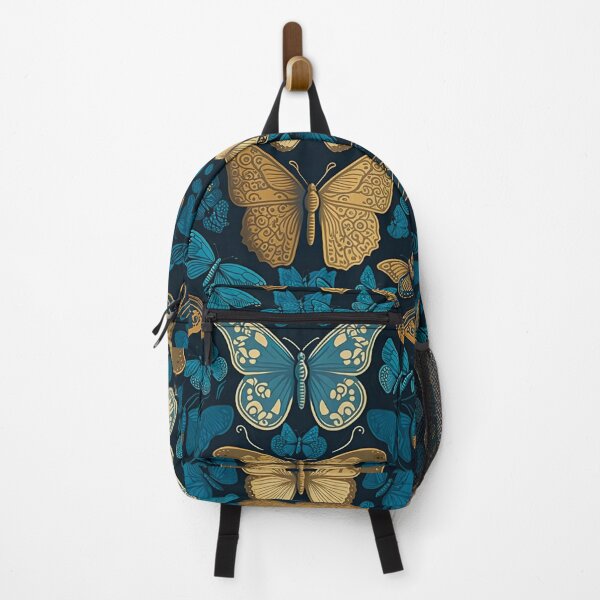 Item preview, Ancient Butterfly Pattern | Butterfly Lover | Pretty Butterfly | Butterfly Pillow | Gold and Turquoise | Turquoise Butterfly | Cast Butterfly |high resolution designed and sold by Synthetic-Intel.