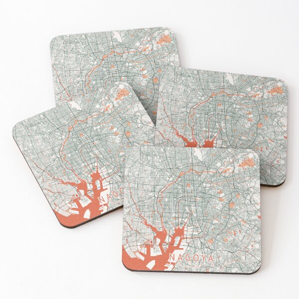 Item preview, Nagoya City Map of Japan - Bohemian designed and sold by deMAP.