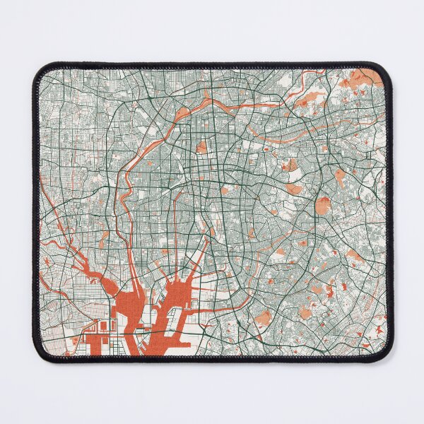 Item preview, Nagoya City Map of Japan - Bohemian designed and sold by deMAP.