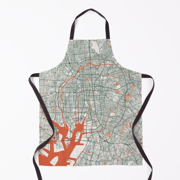 Item preview, Nagoya City Map of Japan - Bohemian designed and sold by deMAP.