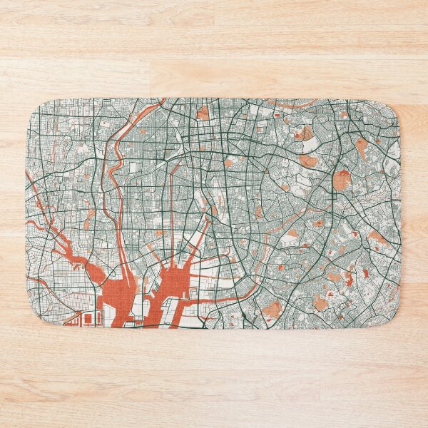 Item preview, Nagoya City Map of Japan - Bohemian designed and sold by deMAP.