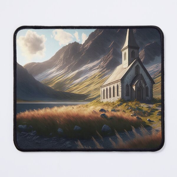 Item preview, A church found in mountains, hidden away from the rest of the world. designed and sold by DSAHART.