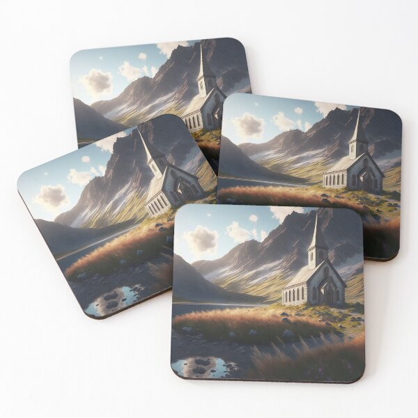 Item preview, A church found in mountains, hidden away from the rest of the world. designed and sold by DSAHART.