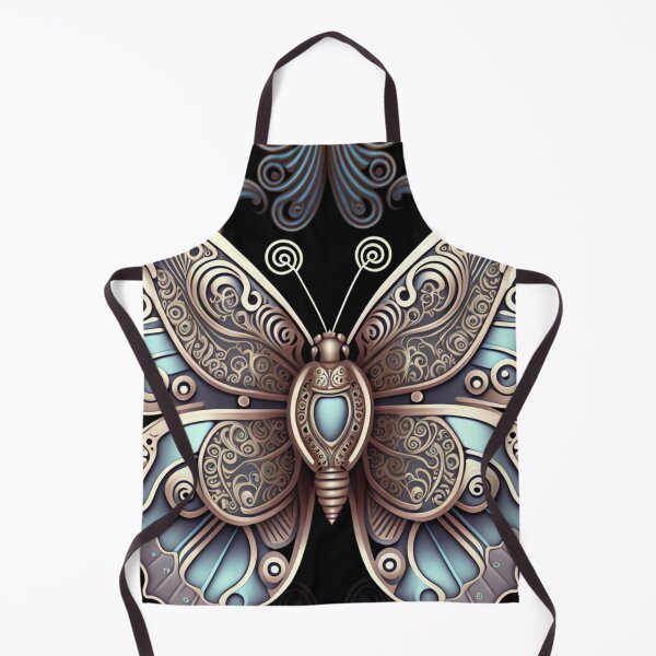 Item preview, Intricate Butterfly | Cyborg Butterfly | Butterfly Girl | Earth Tone Butterfly Pattern | Cute Little Insect | high resolution designed and sold by Synthetic-Intel.