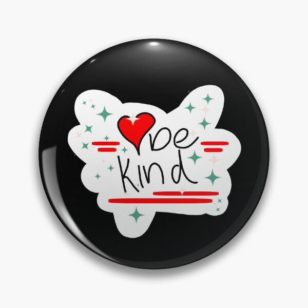 Item preview, minimal drawing of a sweet heart, be kind designed and sold by vibeno1.