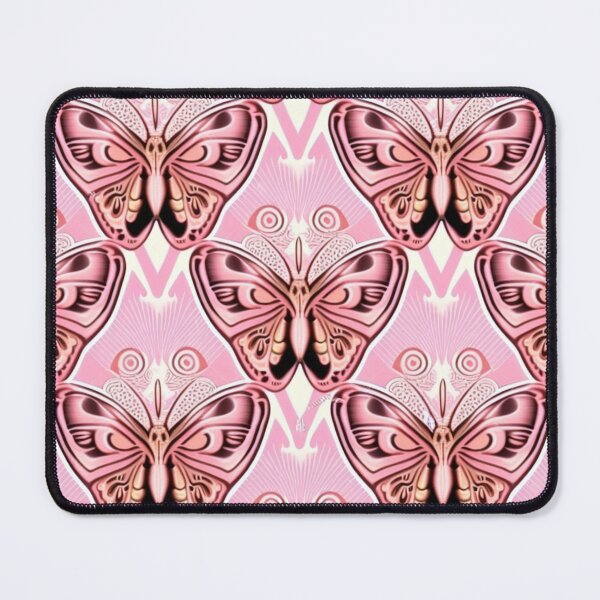Item preview, Cute Butterfly Pattern Wall Art pink pastel butterfly - high resolution designed and sold by Synthetic-Intel.