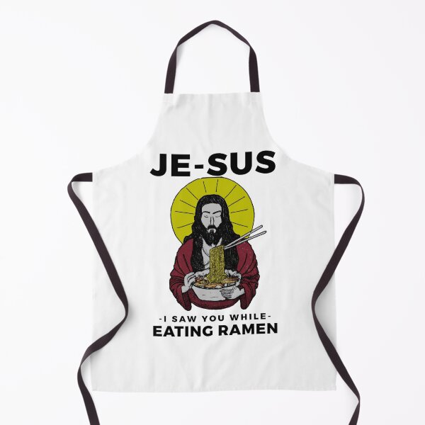 Item preview, Jesus watching you while eating ramen funny meme vintage aesthetic je-sus designed and sold by ALIENATIVED.