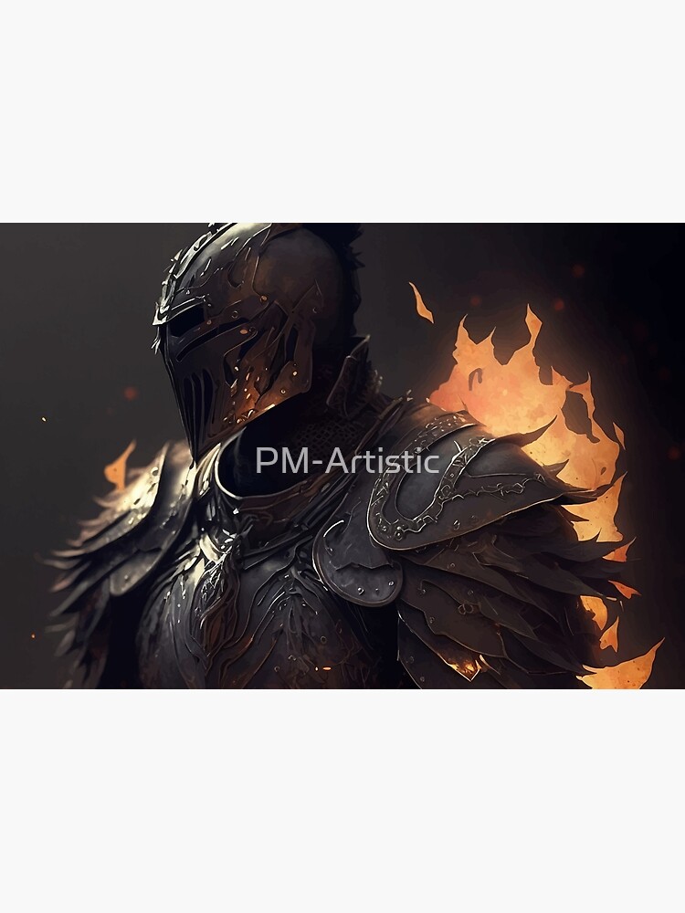 Mashup Mystic Magician on a Mountain & Epic Heroic Knight Version 1  Sticker by PM-Artistic