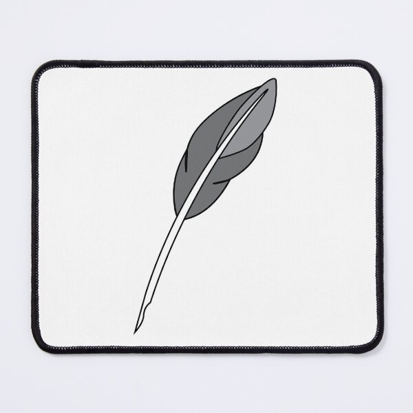 Item preview, Feather symbol - Masonic symbol of Assistant Secretary for Blue Lodge Freemasonry designed and sold by photonxt.
