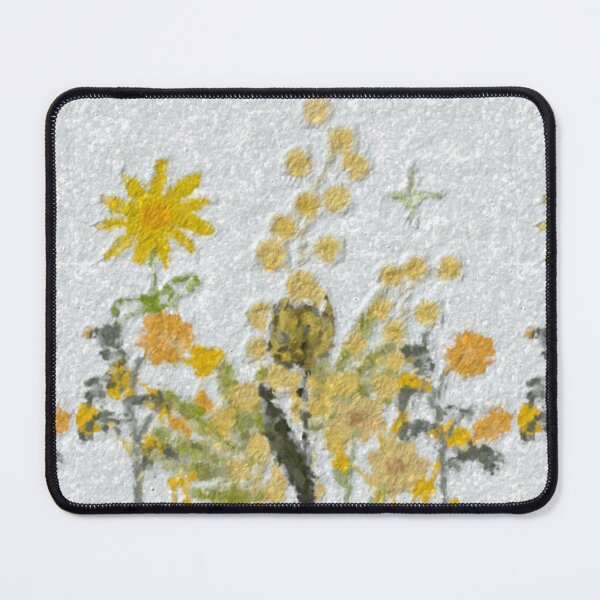 Item preview, Yellow wild flowers designed and sold by Tonyasartprints.