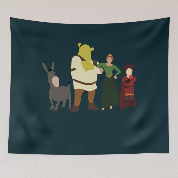 Item preview, Minimalist Shrek and Friends  designed and sold by UnlimitedTextil.