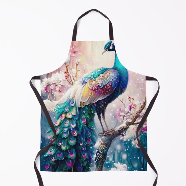 Item preview, id28, Peacock with colorful and incredible feathers, a wonderful nature view, fairy tale peacock in blue, navy purple and red, magnificent bright lights, phoenix and peacock perched on a tree branch designed and sold by bcbutika.