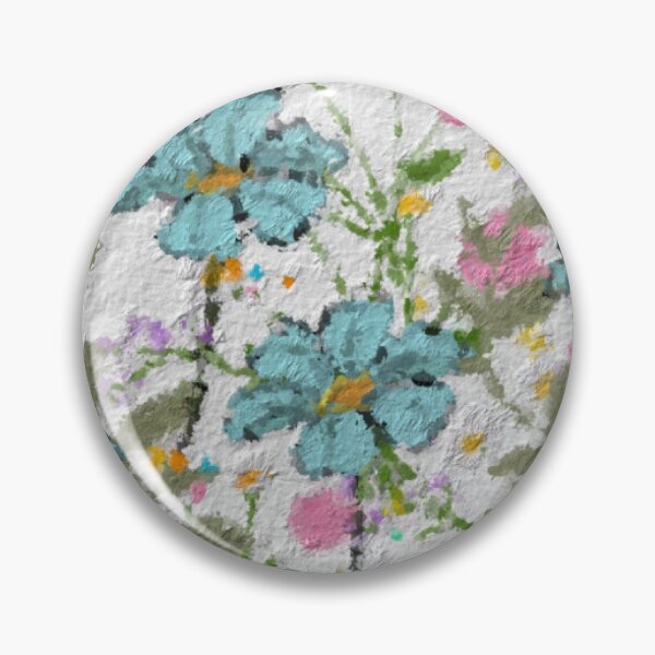 Item preview, Blue  floral delights designed and sold by Tonyasartprints.