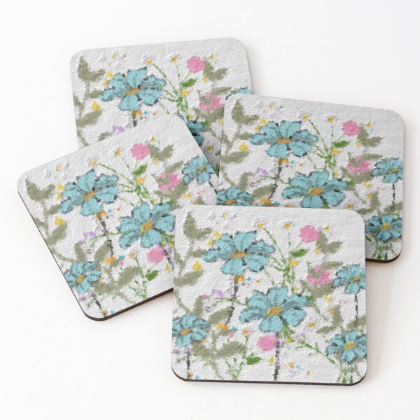 Item preview, Blue  floral delights designed and sold by Tonyasartprints.
