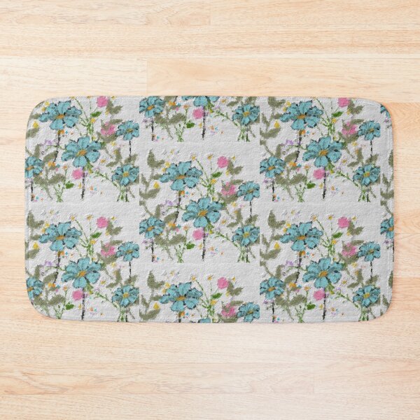 Item preview, Blue  floral delights designed and sold by Tonyasartprints.