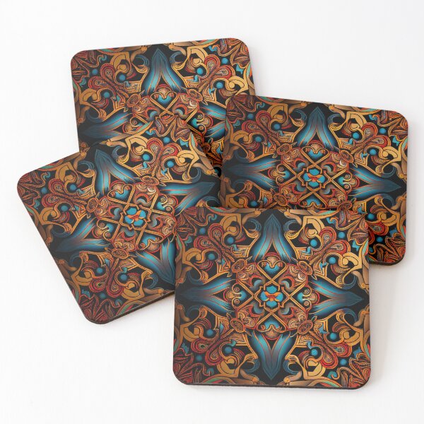 Item preview, Aggressive Traditional Pattern Digital Painting designed and sold by CodeAndColors.