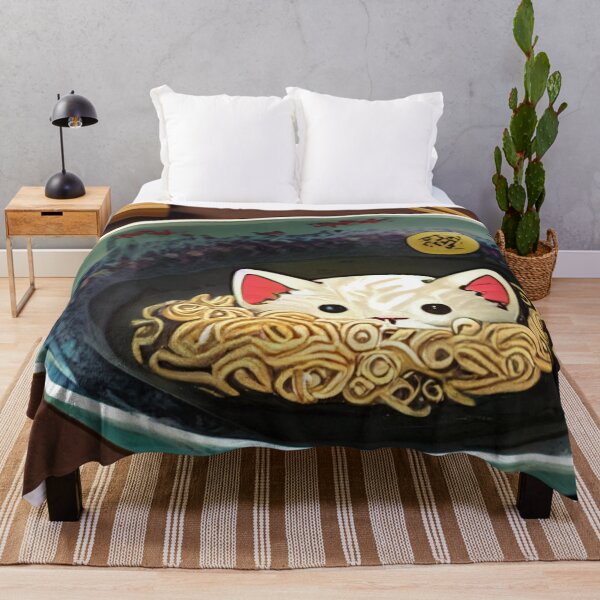 Item preview, Kawaii Ramen Cat 可愛いラーメン猫 designed and sold by Yenbox.
