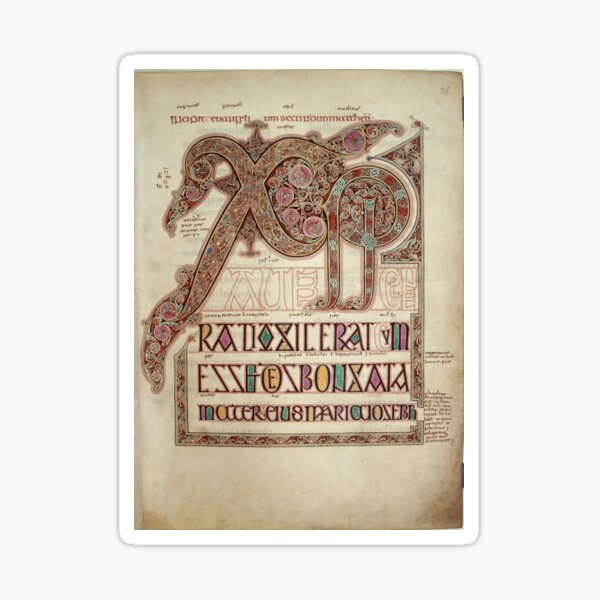 Item preview, Lindisfarne Gospel designed and sold by éléphant noir.