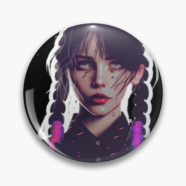 Item preview, Wednesday addams sticker designed and sold by Sarvgya Verma.