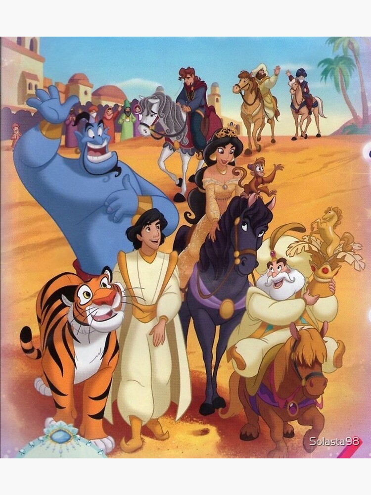 Genie Aladdin Poster for Sale by Solasta98