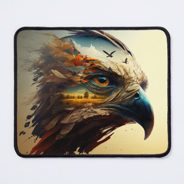 Item preview, fantasy eagle head designed and sold by IA-Art-Design.