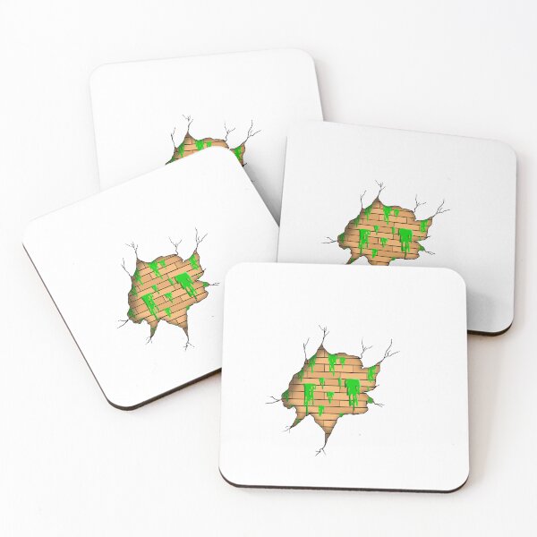 Item preview,  Melting green slime on the wall designed and sold by STRplatinum.