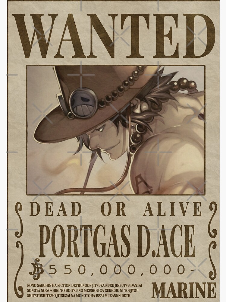 Gold D Roger Wanted poster one piece bounty (2023 updated price ) Sticker  for Sale by justchemsou