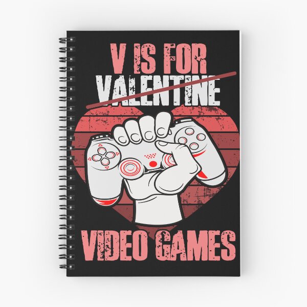 Item preview, V is for Valentine Video Games designed and sold by dreammerchant.