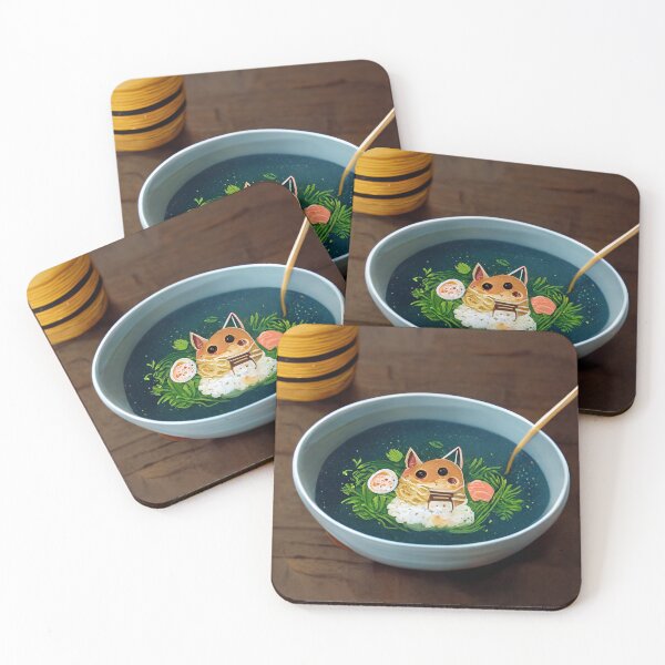 Item preview, Kawaii Ramen Cat 可愛いラーメン猫 designed and sold by Yenbox.
