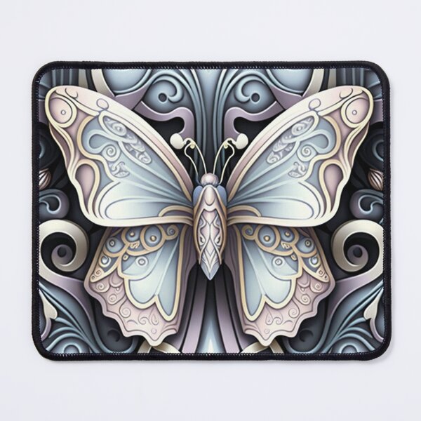 Item preview, Winter Butterfly Pattern | Pastel Butterfly | Butterfly Pattern | Valentine's Day Gift | Nature Pattern | high resolution designed and sold by Synthetic-Intel.