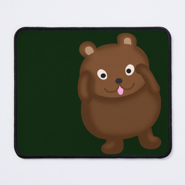 Item preview, Cheeky Peekabo Brown Baby Kid Teddy Bear Cub with Tongue Out -Funny designed and sold by Karen Ekdahl.