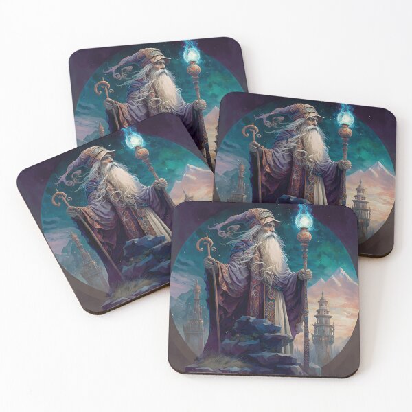 Item preview, Mystical magician on a mountain designed and sold by PM-Artistic.