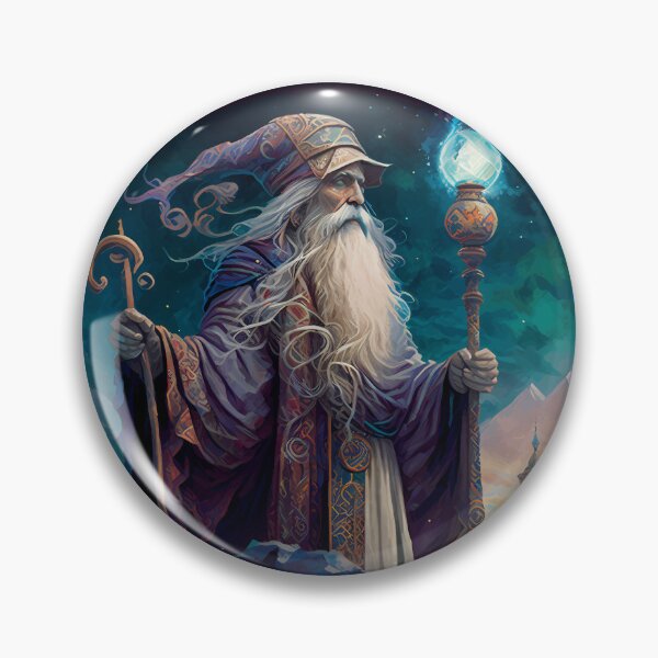 Item preview, Mystical magician on a mountain designed and sold by PM-Artistic.