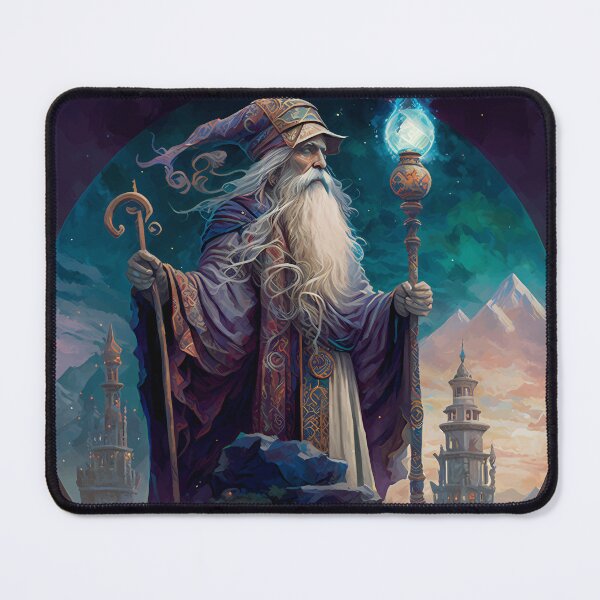 Item preview, Mystical magician on a mountain designed and sold by PM-Artistic.