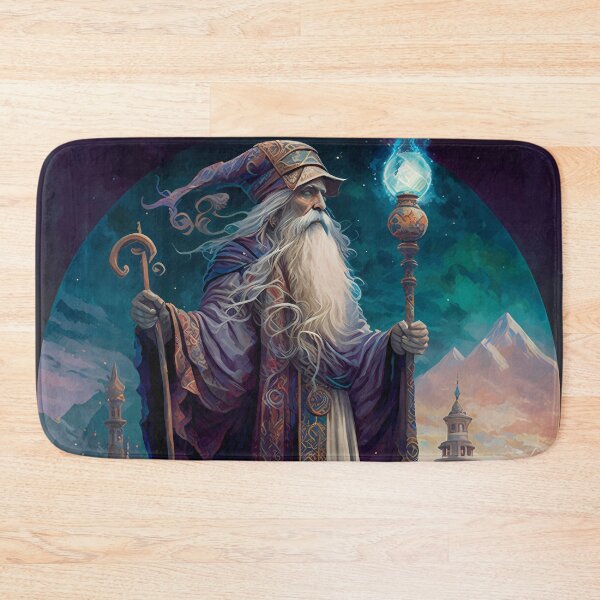 Item preview, Mystical magician on a mountain designed and sold by PM-Artistic.