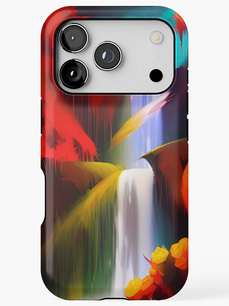 Thumbnail 1 of 4, iPhone Case, Intriguing Waterfall designed and sold by RockingPandS.